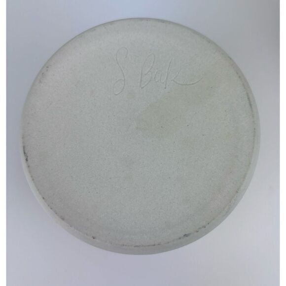 Sarah Bak Pottery Porcelain French
Butter Dish /Hand Painted / New - Picture 7 of 10